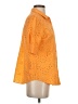Chico's Orange Short Sleeve Blouse Size Sm (0.5) - photo 4