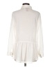 V Cristina 100% Polyester Hearts Ivory Long Sleeve Blouse Size M - photo 2