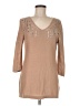 NY Collection Tan Pullover Sweater Size M - photo 1