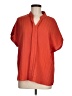 Assorted Brands Orange Short Sleeve Blouse Size M (estimated) - photo 1