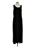 Fever Solid Black Casual Dress Size L - photo 1