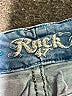 Rock 47 Hearts Blue Jeans Size 27 waist - photo 4