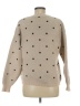 Shein 100% Polyester Polka Dots Tan Pullover Sweater Size 6 - photo 2