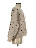 Shein 100% Polyester Polka Dots Tan Pullover Sweater Size 6 - photo 4