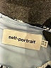 Self-Portrait Paisley Ivory Blue Casual Dress Size 4 - photo 15