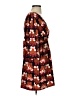 Judith March 100% Polyester Print Brown Casual Dress Size S - photo 4