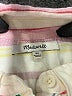 Madewell Stripes Multi Color Ivory Short Sleeve Blouse Size XS - photo 7