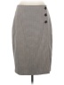 Ann Taylor Houndstooth Gray Formal Skirt Size 8 - photo 1