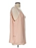 Calvin Klein 100% Polyester Pink Tan Sleeveless Blouse One size - photo 4