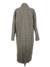 Zara Houndstooth Gray Coat Size XS - photo 2