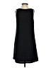 H&M 100% Polyester Solid Black Casual Dress Size 2 - photo 2