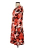 MICHAEL Michael Kors Print Red Casual Dress Size S - photo 5