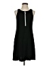 Pieces Solid Black Casual Dress Size S - photo 1