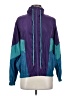 Shein 100% Polyester Color Block Purple Windbreaker Size S - photo 1