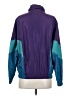 Shein 100% Polyester Color Block Purple Windbreaker Size S - photo 2