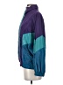 Shein 100% Polyester Color Block Purple Windbreaker Size S - photo 5