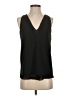 Cooper & Ella 100% Polyester Solid Black Sleeveless Blouse Size XS - photo 1