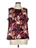 Notations 100% Polyester Purple Sleeveless Blouse Size L - photo 1