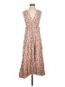 Max Studio 100% Rayon Floral Ivory Casual Dress Size S - photo 1