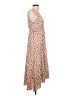 Max Studio 100% Rayon Floral Ivory Casual Dress Size S - photo 4