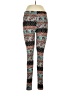Hippie Rose Print Teal Leggings Size M - photo 1