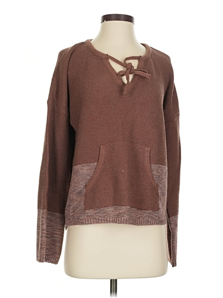 Pre-owned Prana Pullover Sweater In Brown