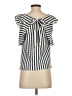 Eva Franco Ivory Short Sleeve Top Size S - photo 2