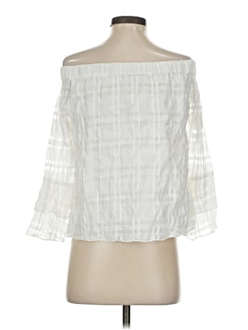 Waverly Grey 3/4 Sleeve Blouse (view 2)