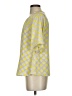 Zara 100% Polyester Yellow Short Sleeve Blouse Size XS - photo 5