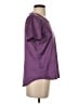 Go By Go Silk 100% Polyester Purple Short Sleeve Top Size S - photo 4