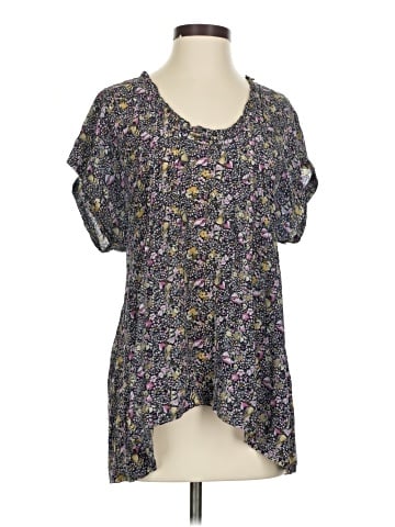 Lil Short Sleeve Silk Top (view 1)