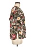 Fourteenth Place 100% Polyester Floral Brown Short Sleeve Blouse Size M - photo 4