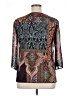 Bleeker & McDougal Brown 3/4 Sleeve Blouse Size L - photo 2