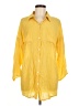 Unbranded 100% Polyester Yellow 3/4 Sleeve Blouse One size - photo 1