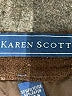 Karen Scott Tweed Brown Formal Skirt Size 14 - photo 4