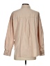 Future Collective Solid Tan 3/4 Sleeve Button-Down Shirt Size S - photo 2