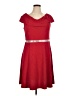 Monroe and Main Red Casual Dress Size 14 - photo 1