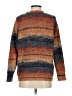 Coco Y Club Tweed Brown Orange Pullover Sweater Size S - photo 2