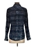 Cloth & Stone Blue 3/4 Sleeve Button-Down Shirt Size S - photo 2