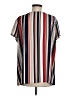 Assorted Brands Stripes Ivory Short Sleeve Blouse Size M (estimated) - photo 2