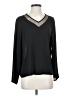 Shein Black Long Sleeve Blouse Size S - photo 1