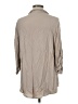 Bobi 100% Rayon Gray 3/4 Sleeve Button-Down Shirt Size M - photo 2