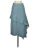 Proenza Schouler Solid Teal Formal Skirt Size S - photo 1