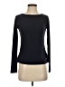 Gap Fit Solid Black Long Sleeve T-Shirt Size XS - photo 1