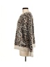 Wild Fable 100% Polyester Animal Print Tan Pullover Sweater Size M - photo 5