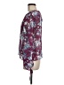 Pink Rose 100% Polyester Burgundy Pink Long Sleeve Blouse Size M - photo 5