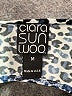 Clara Sun Woo Animal Print Silver 3/4 Sleeve Blouse Size M - photo 7