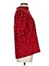 Unbranded 100% Polyester Hearts Red Short Sleeve Blouse Size L (estimated) - photo 4