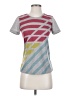Brooks Chevron-herringbone Gray Short Sleeve T-Shirt Size XS - photo 1