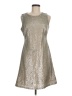 Tommy Hilfiger 100% Polyester Metallic Silver Cocktail Dress Size 6 - photo 1